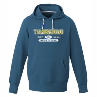 WTT Mens Hoodie - Blue Varsity Logo Product Image